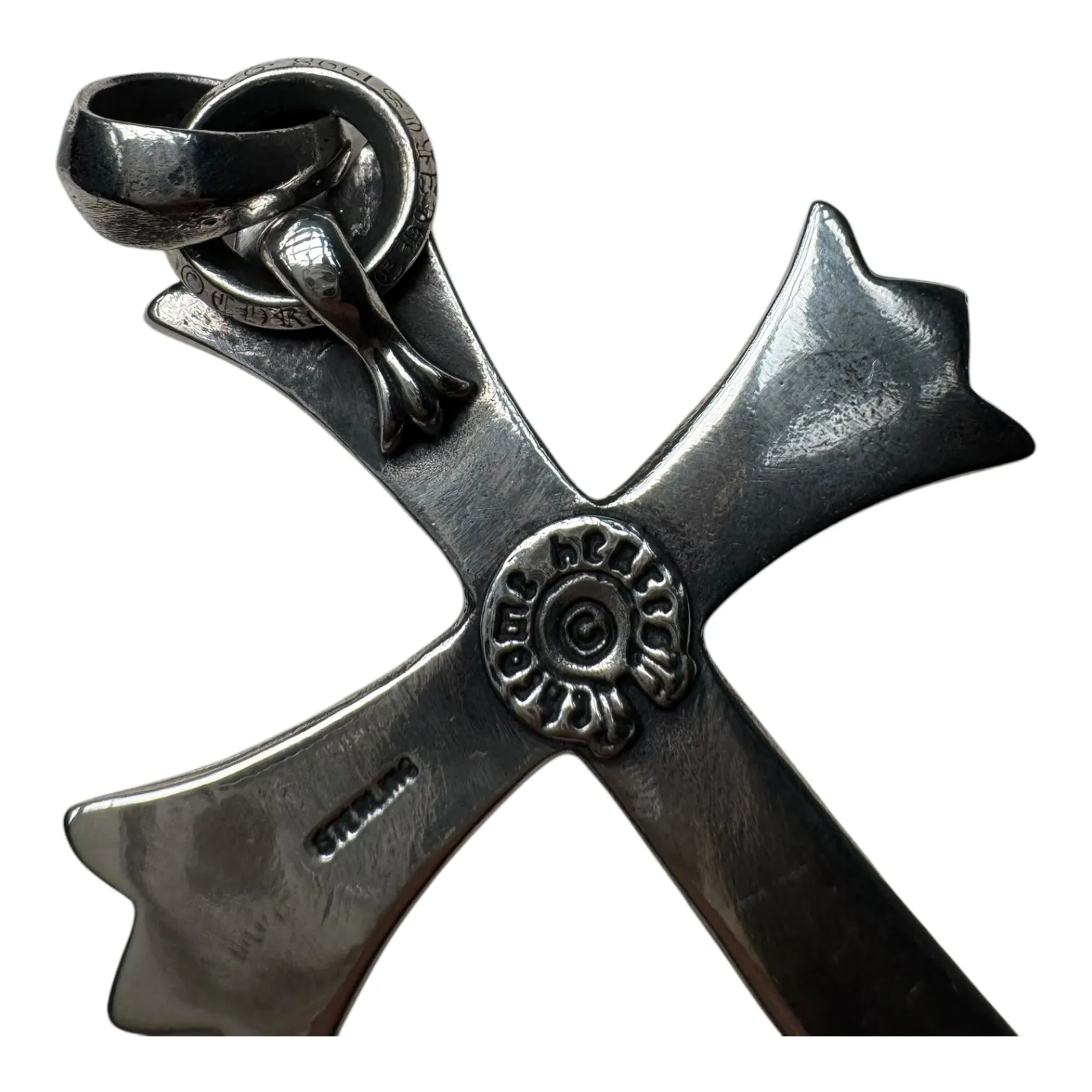 Chrome Hearts Big Cross Pendant With Bale