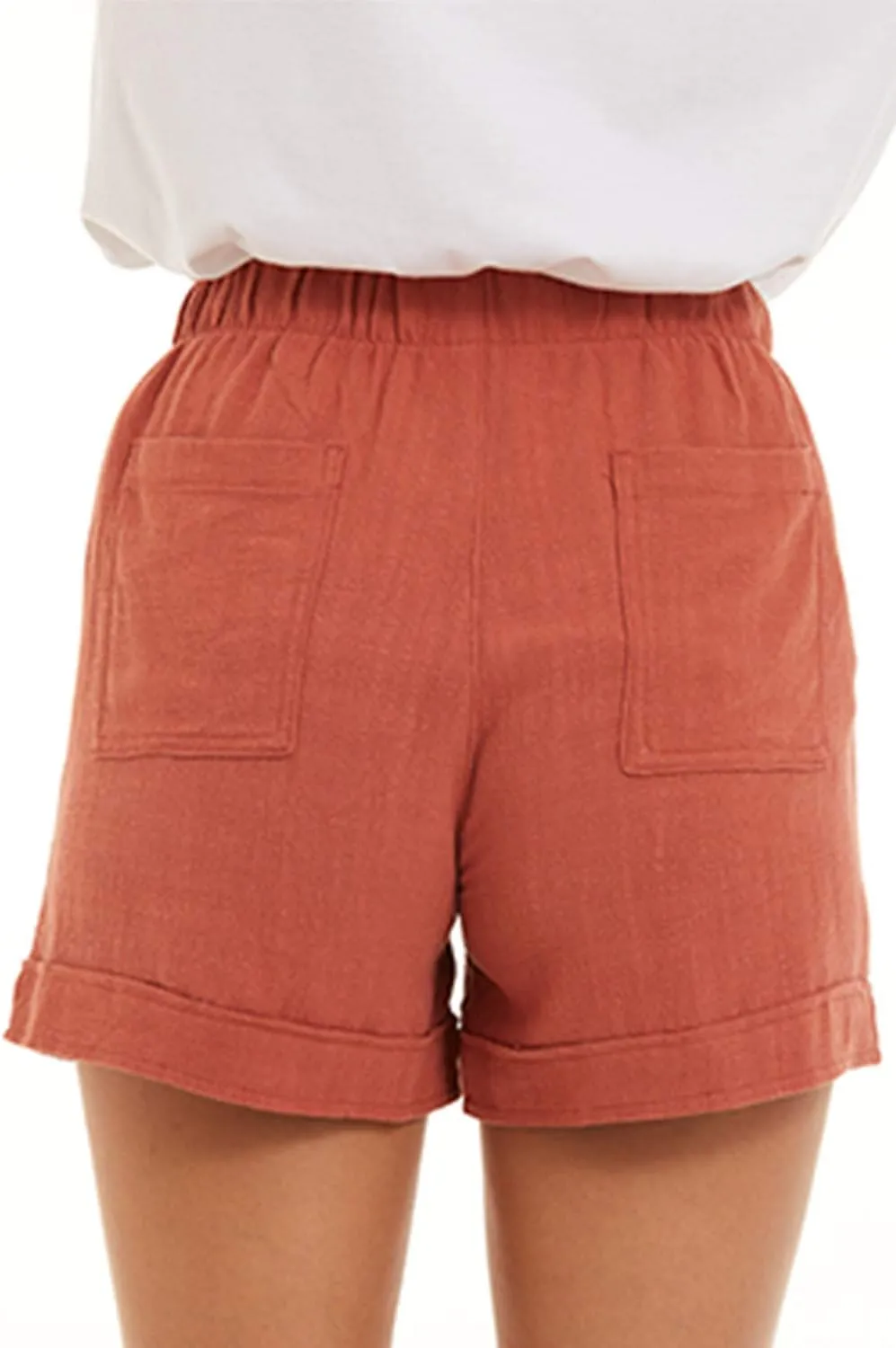 CNFUFEN Summer Lounge Shorts for Women Fashion Linen Wide Leg Flowy Comfy Pants