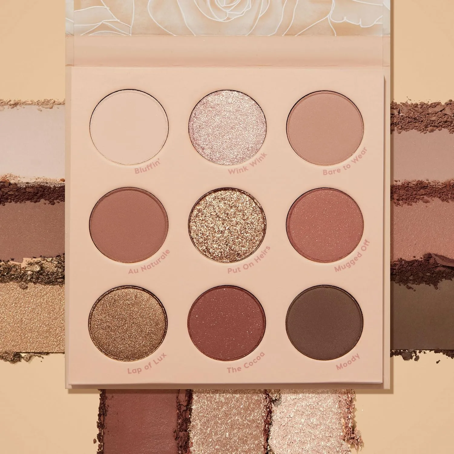 ColourPop Nude Mood Eyeshadow Palette - Brown & Copper Palette with Metallic and Matte Finishes - High-Pigment Eye Makeup with a Long-Wearing Formula (0.3 oz)