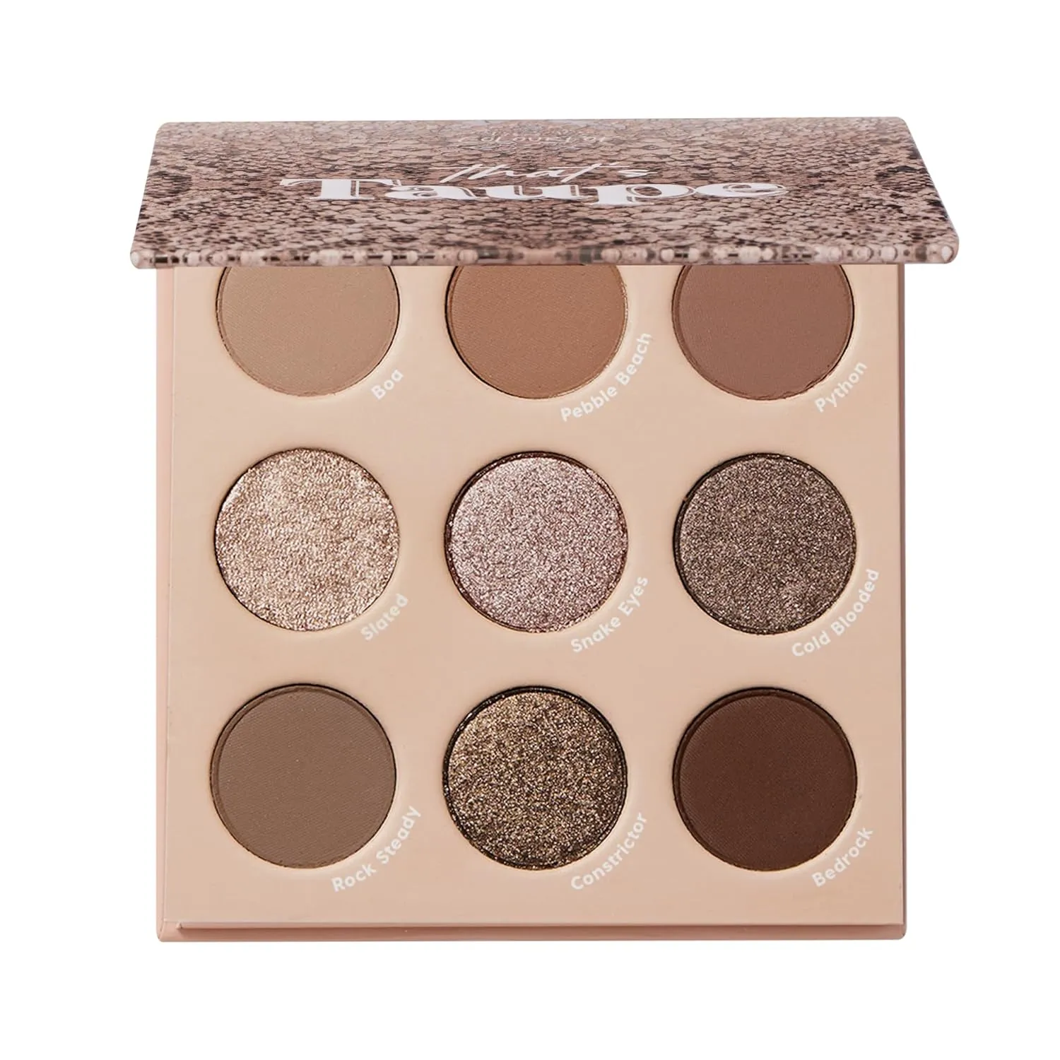 ColourPop That's Taupe Eyeshadow Palette - Cool-Toned Shadow Palette with Metallic and Matte Finishes - High-Pigment Eye Makeup with a Long-Wearing Formula (0.3 oz)