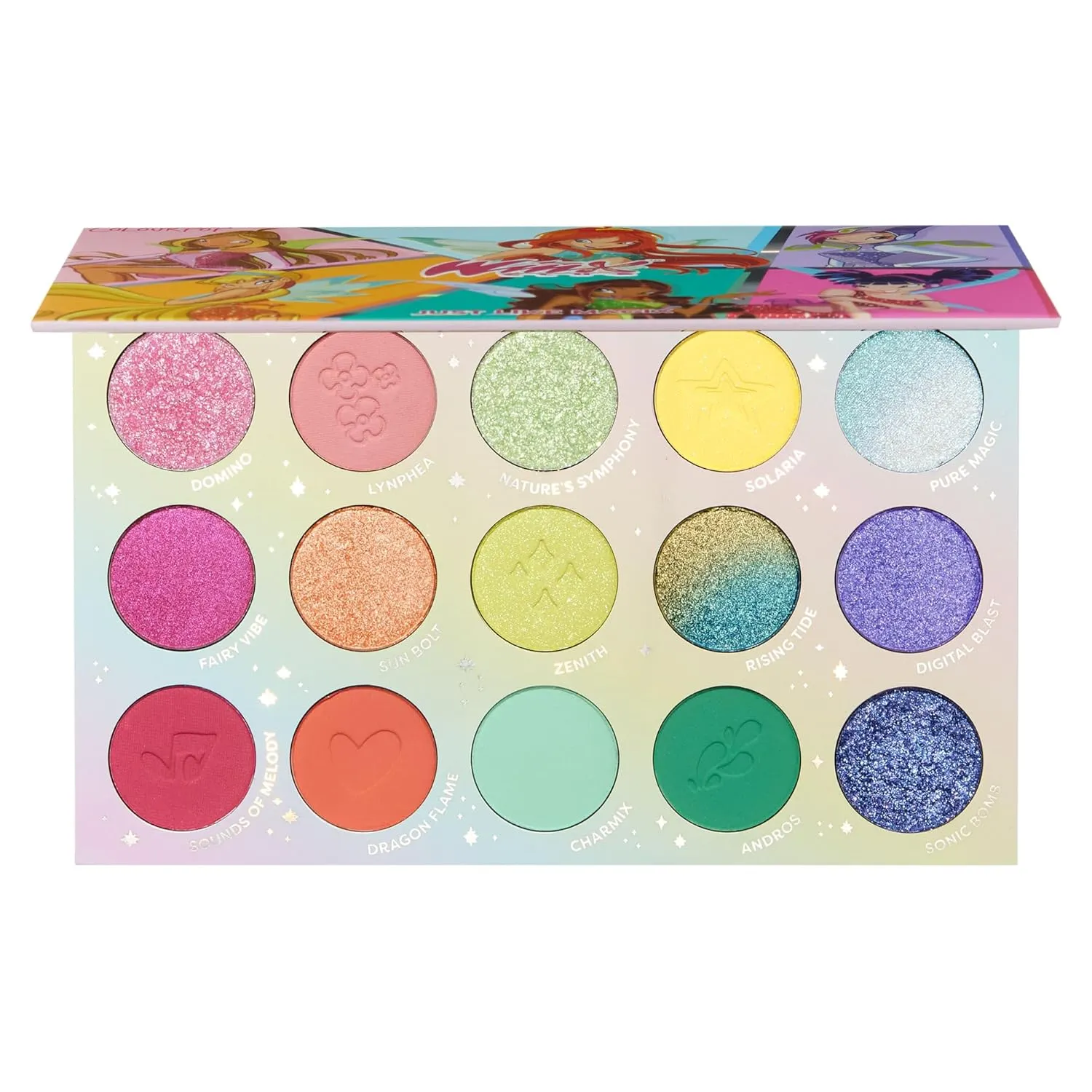 ColourPop Winx Club Shadow Palette - Pastelle Palette with Metallic and Matte Finishes - High-Pigment Makeup with a Long-Wearing Formula - Just Like Magix (0.58 oz)