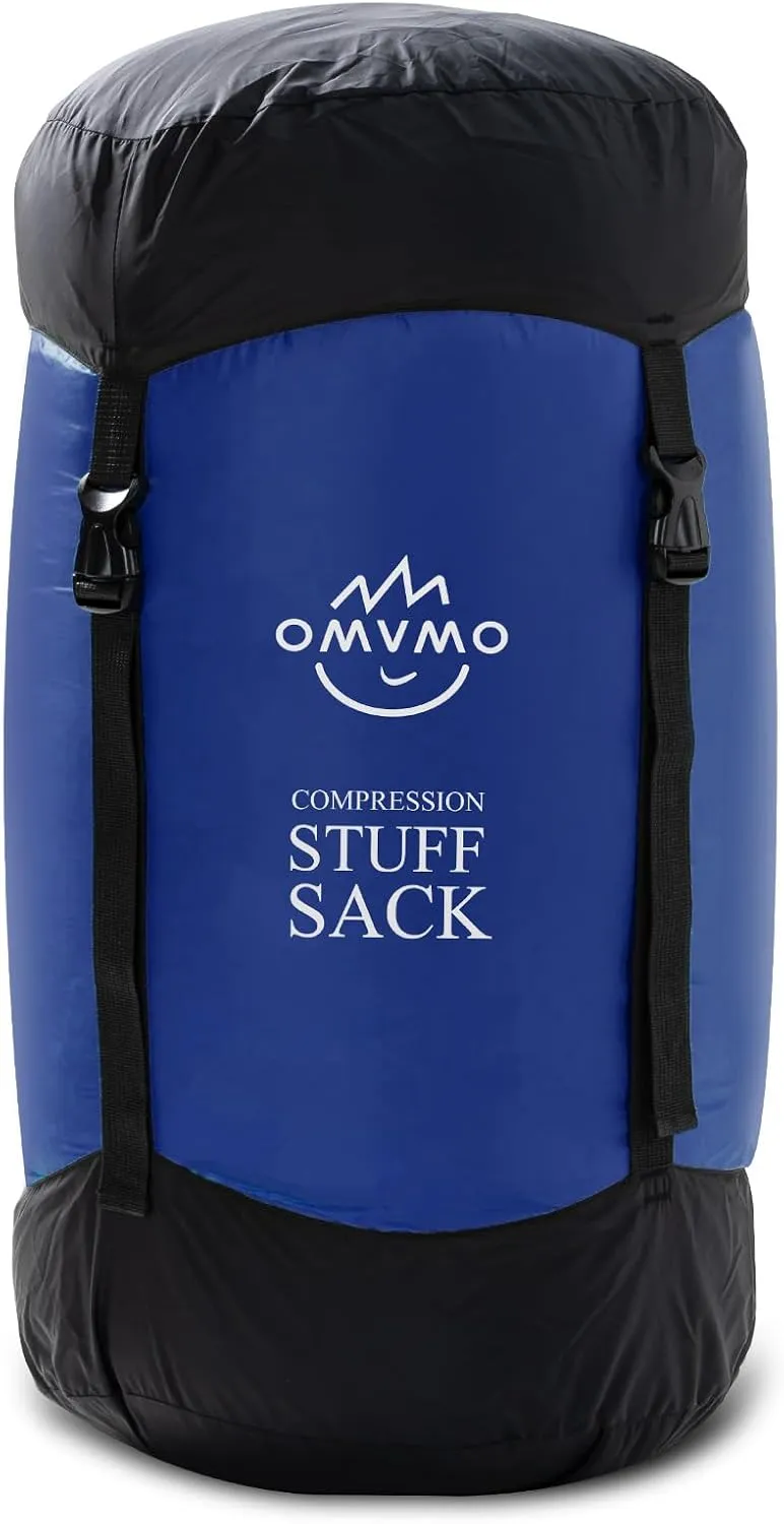 Compression Sack, 12L/19L/32L/46L/53L Water-Resistant Sleeping Bag Stuff Sack,Anti-Tear Ultra Light 400T 20D Nylon Storage Bag,Space Saving Gear for Camping Hiking Travel 1Pcs