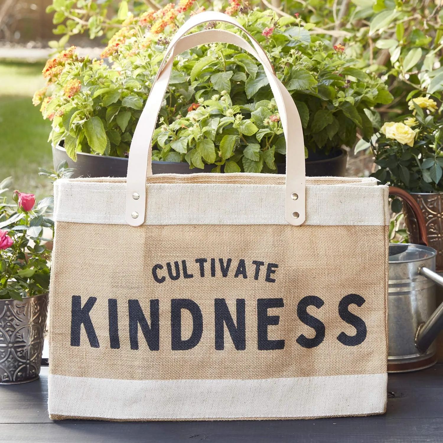 Creative Brands Faithworks - Inspirational Jute Market Tote Bag