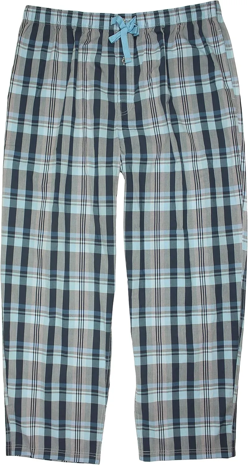 Cremieux Men's Big and Tall Woven Sleep Bottoms Pajama Pants