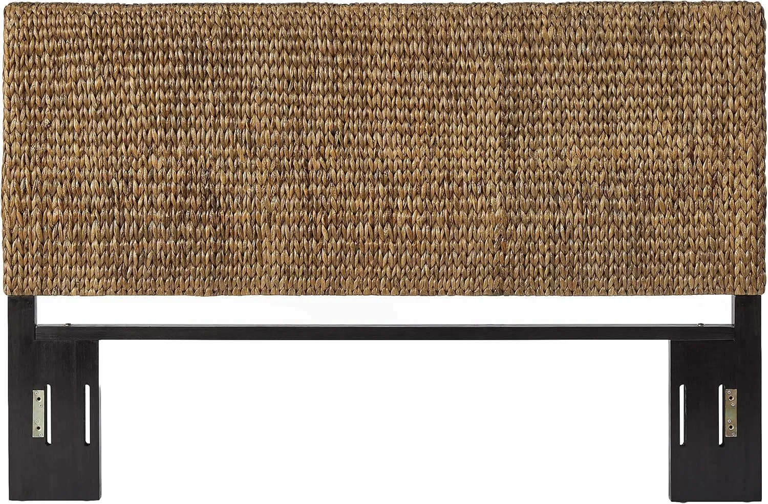 Crosley Furniture Edgewater Boho Natural Fiber Handwoven Rattan Headboard for King Size Bed, Seagrass, King