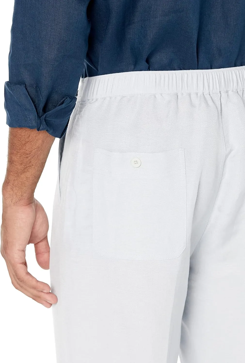 Cubavera Men's Linen-Blend Drawstring Pants with Pockets, Stretch Fabric, Lightweight & Breathable, 30" & 32" Inseams