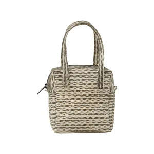 Cube Bag Metallic Knit Black Gold S