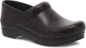 Dansko® Professional Shoes for Women – Leather Upper and Sockliner – PVC Inner – Polyurethane Outsole Zebra Brush-Off EU 39 (US Women's 8.5-9) Regular