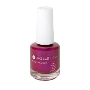 Dazzle Dry Nail Lacquer (Step 3) - Kaleidoscope - A full coverage metallic fuchsia. Full coverage metallic. (0.5 fl oz)