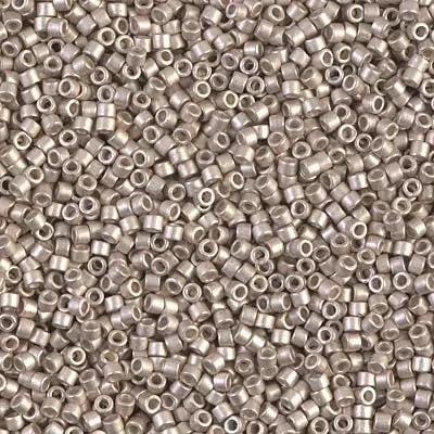 DB 1158, Galvanized Semi-Frosted Light Amethyst - Miyuki Delica Beads - Size 11 - 5 grams - Japanese Cylinder Beads - Retail & Wholesale