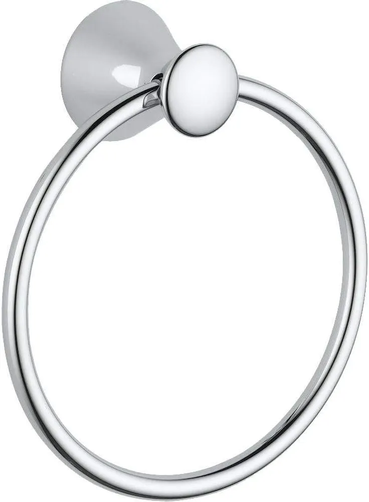 DELTA 73846 Lahara Towel Ring, Polished Chrome