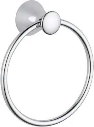 DELTA 73846 Lahara Towel Ring, Polished Chrome