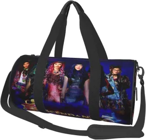 Desc-endants 3 Gym Bag for Women and Men, Gyms Waterproof Dufflebag Lightweight Carryon Gymbag