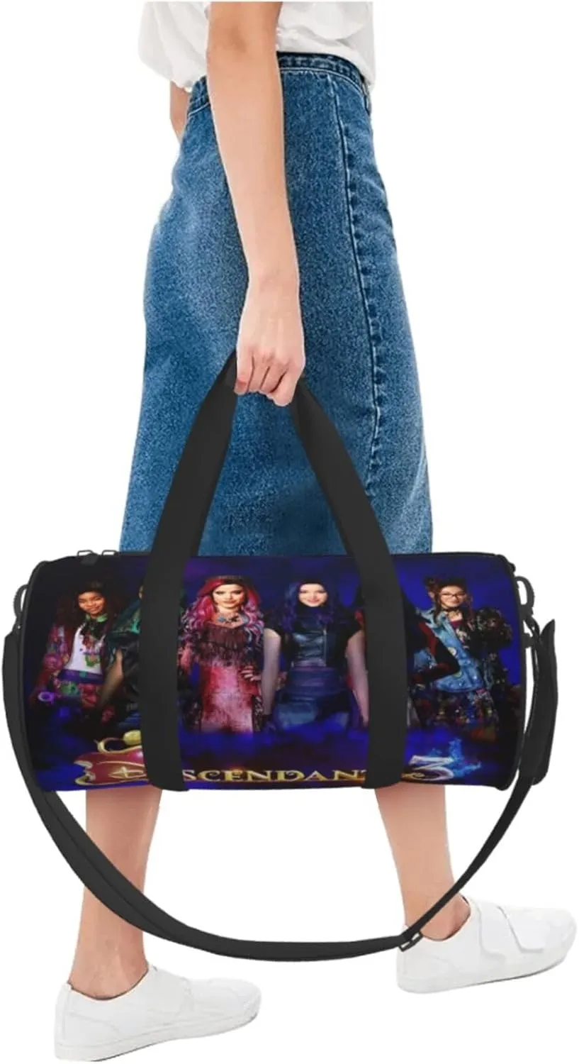 Desc-endants 3 Gym Bag for Women and Men, Gyms Waterproof Dufflebag Lightweight Carryon Gymbag