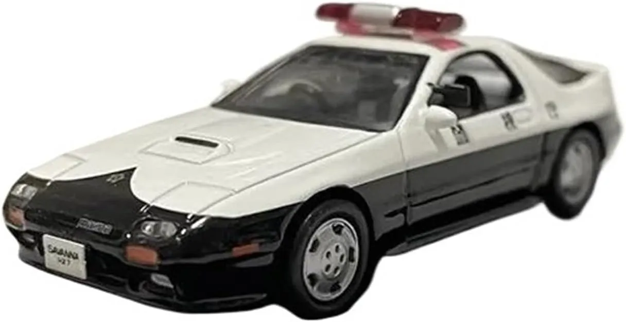 Die Cast Vehicle 1:64 for Mazda Rx-7 Fc Die Casting Simulation Alloy Car Model Souvenir Collection Hobby Pendant Vehicle Decorations Mini Cars Replica