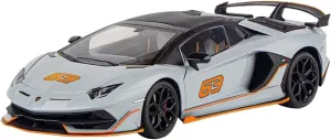 Diecast Model Car 1:18 for Lamborghini Aventadors Super Sports Car Alloy Diecast Metal Model Car Collection Hobby Display Metal Motor Vehicles(Chrome)