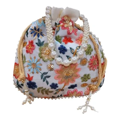 DMS RETAIL Potli Bags For Wedding Return Gifts For Women In Bulk, Ladies Return Gifts For Pooja Birthday Kitty Party Shagun Mehndi Sangeet Pack of