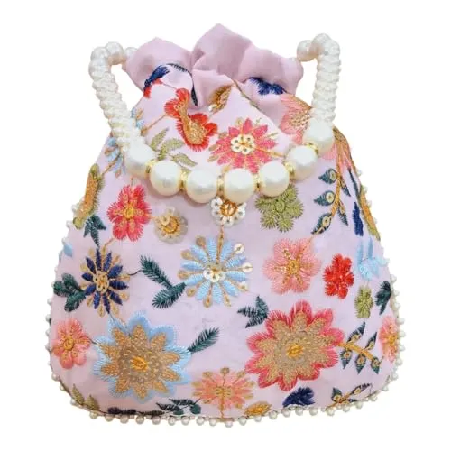 DMS RETAIL Potli Bags For Wedding Return Gifts For Women In Bulk, Ladies Return Gifts For Pooja Birthday Kitty Party Shagun Mehndi Sangeet Pack of