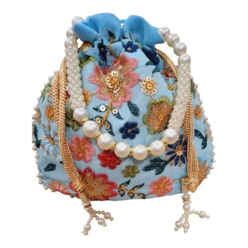 DMS RETAIL Potli Bags For Wedding Return Gifts For Women In Bulk, Ladies Return Gifts For Pooja Birthday Kitty Party Shagun Mehndi Sangeet Pack of