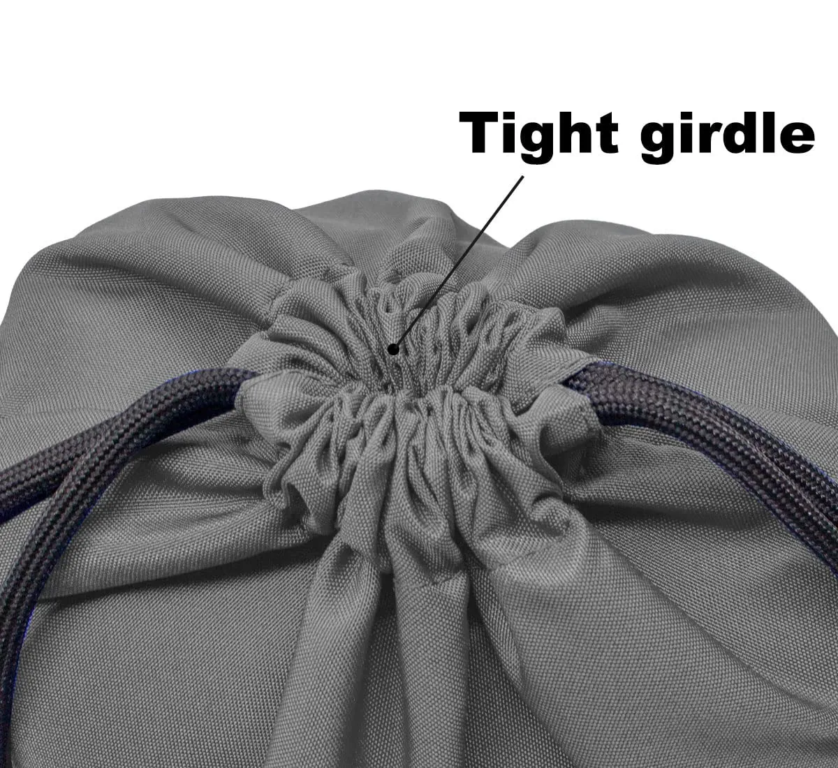 Drawstring Backpack Bag Sport Gym Sackpack  Dark Grey HLC001