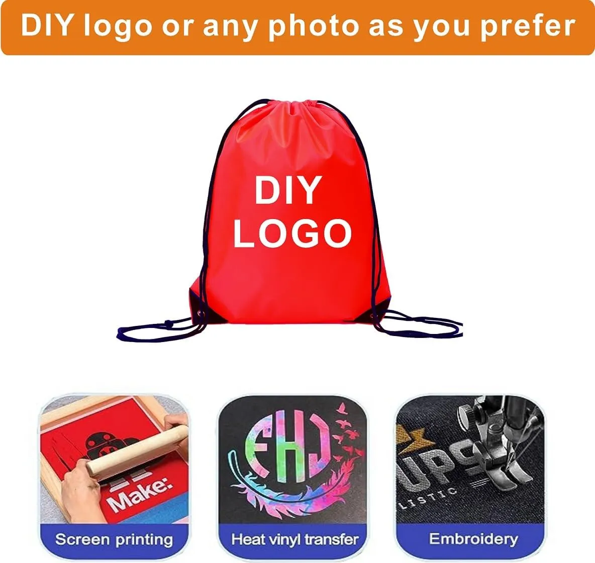 Drawstring Backpack Bulk 24Pcs Draw String Backpack Bags DIY Gym Sports Traveling Yoga Cinch Bag Sackpack Drawstring(red)