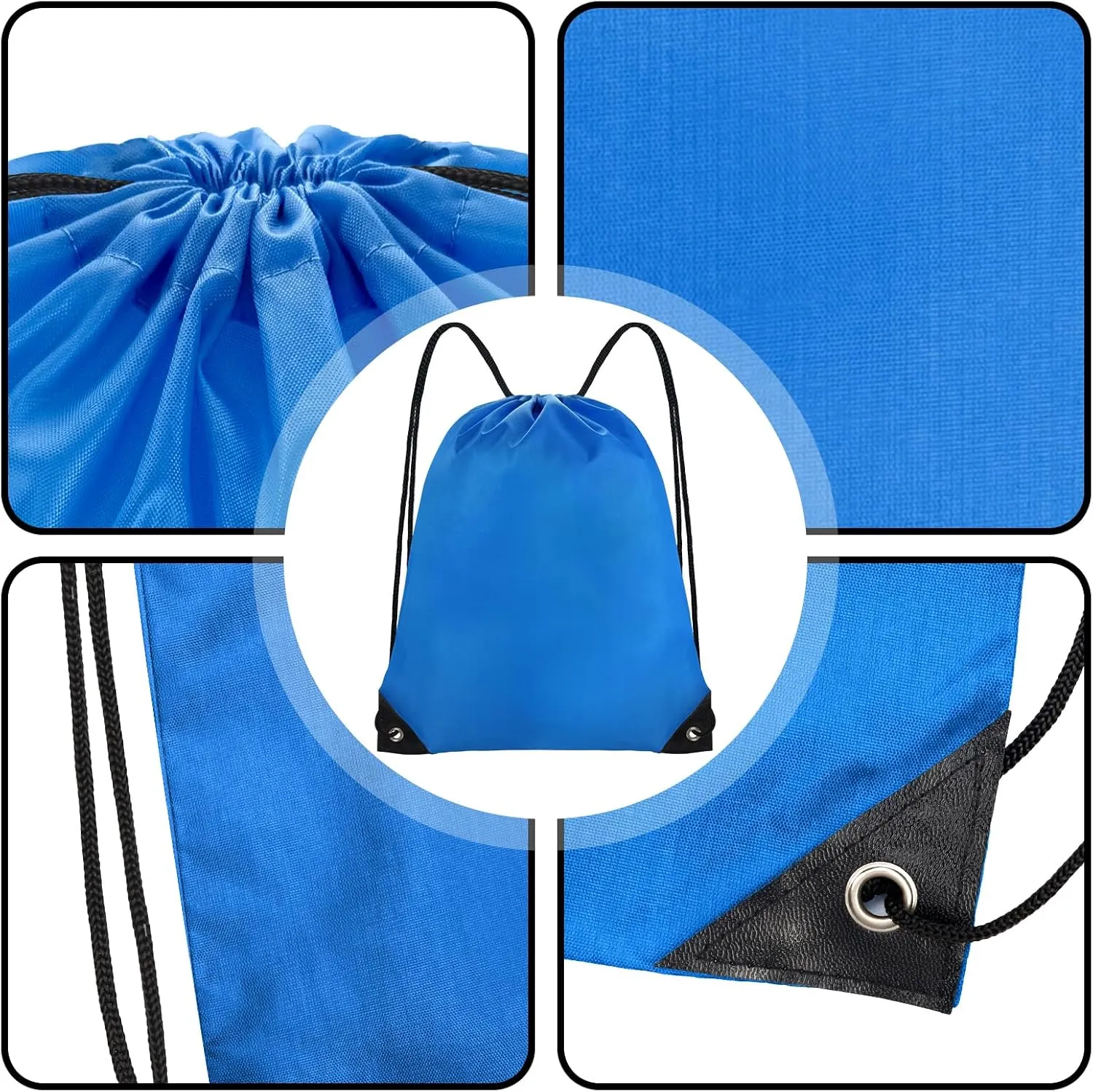 Drawstring Backpack Bulk 70Pcs String Backpack Drawstring Bags Cinch Bag Sackpack for Men Women Gym(14 Colors)