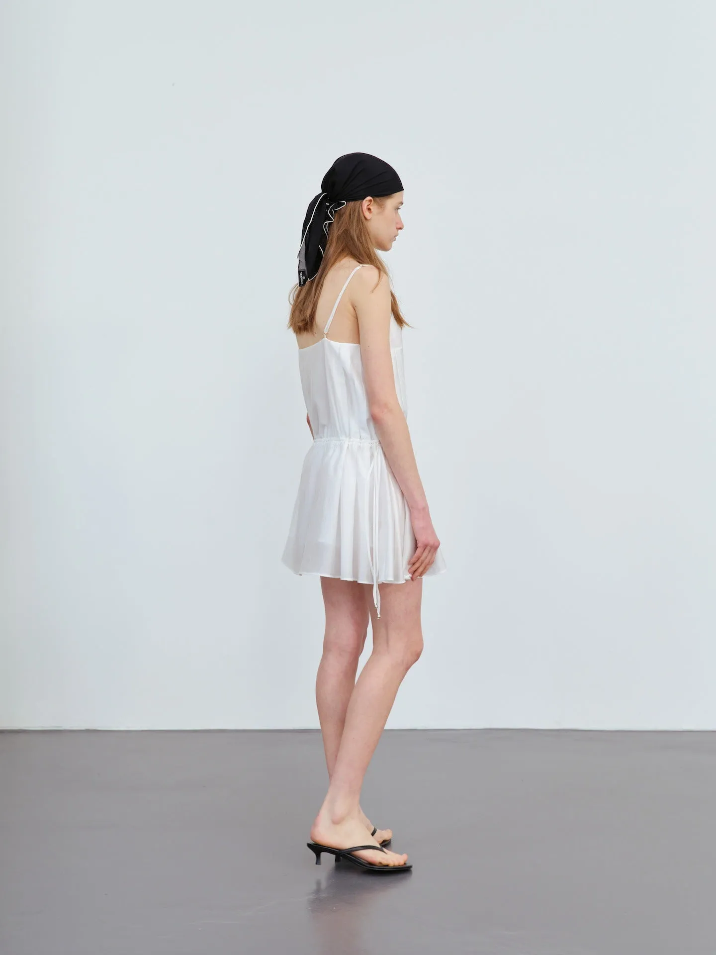 Drawstring skirt