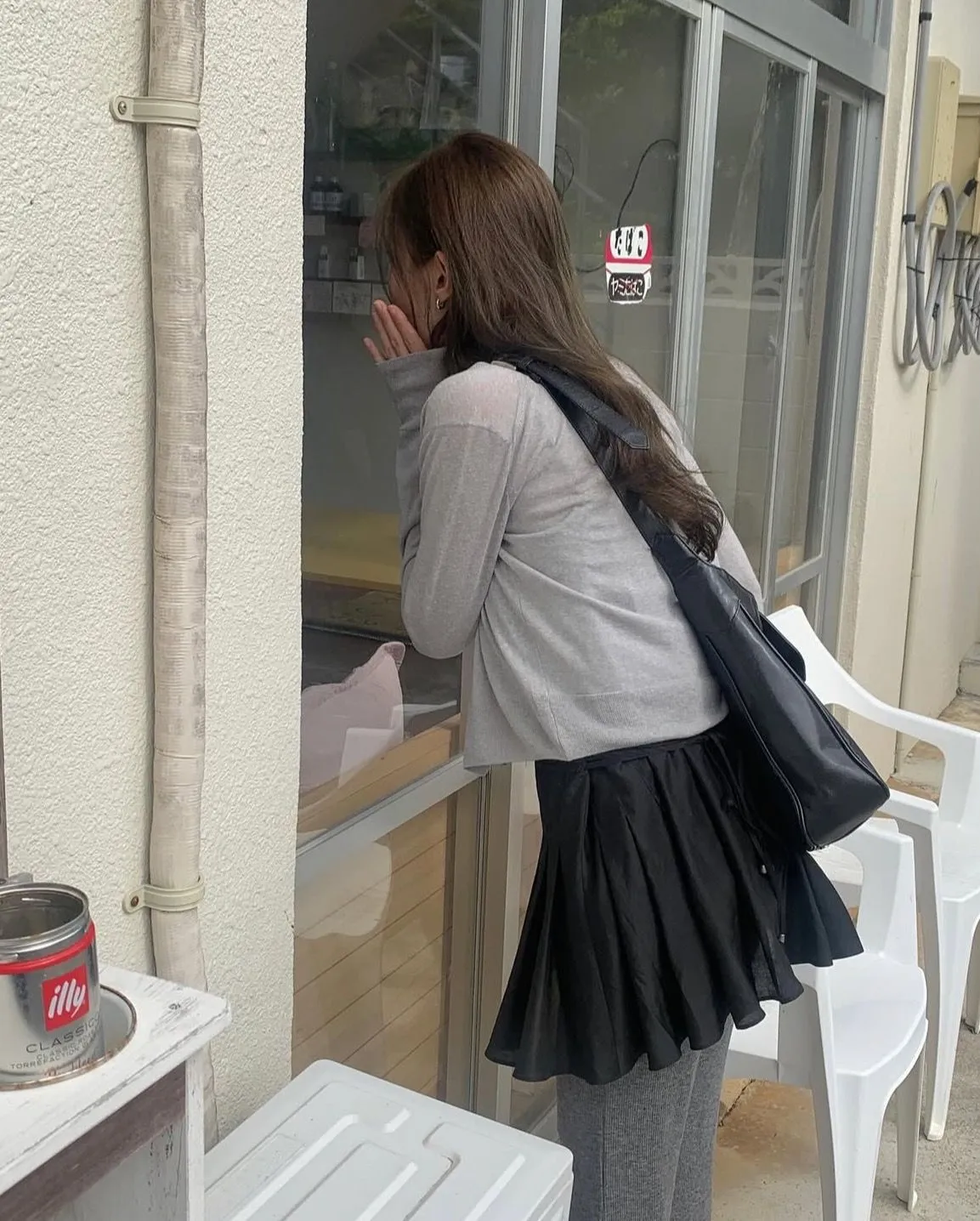 Drawstring skirt