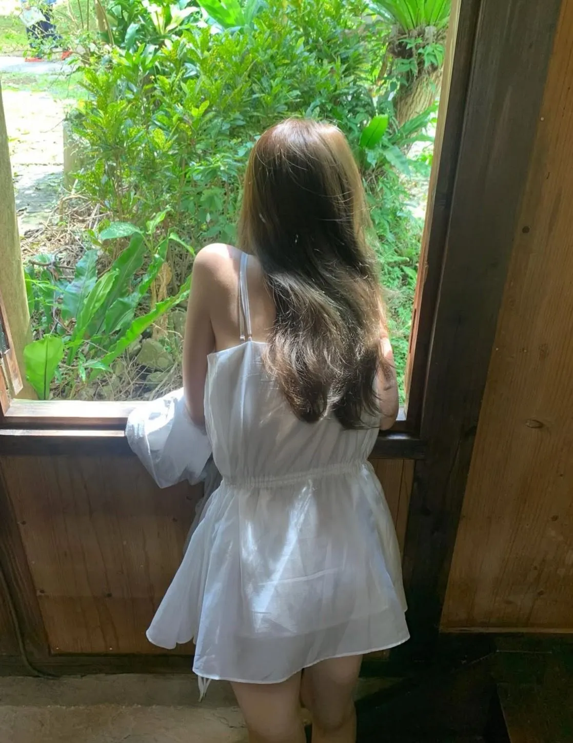 Drawstring skirt