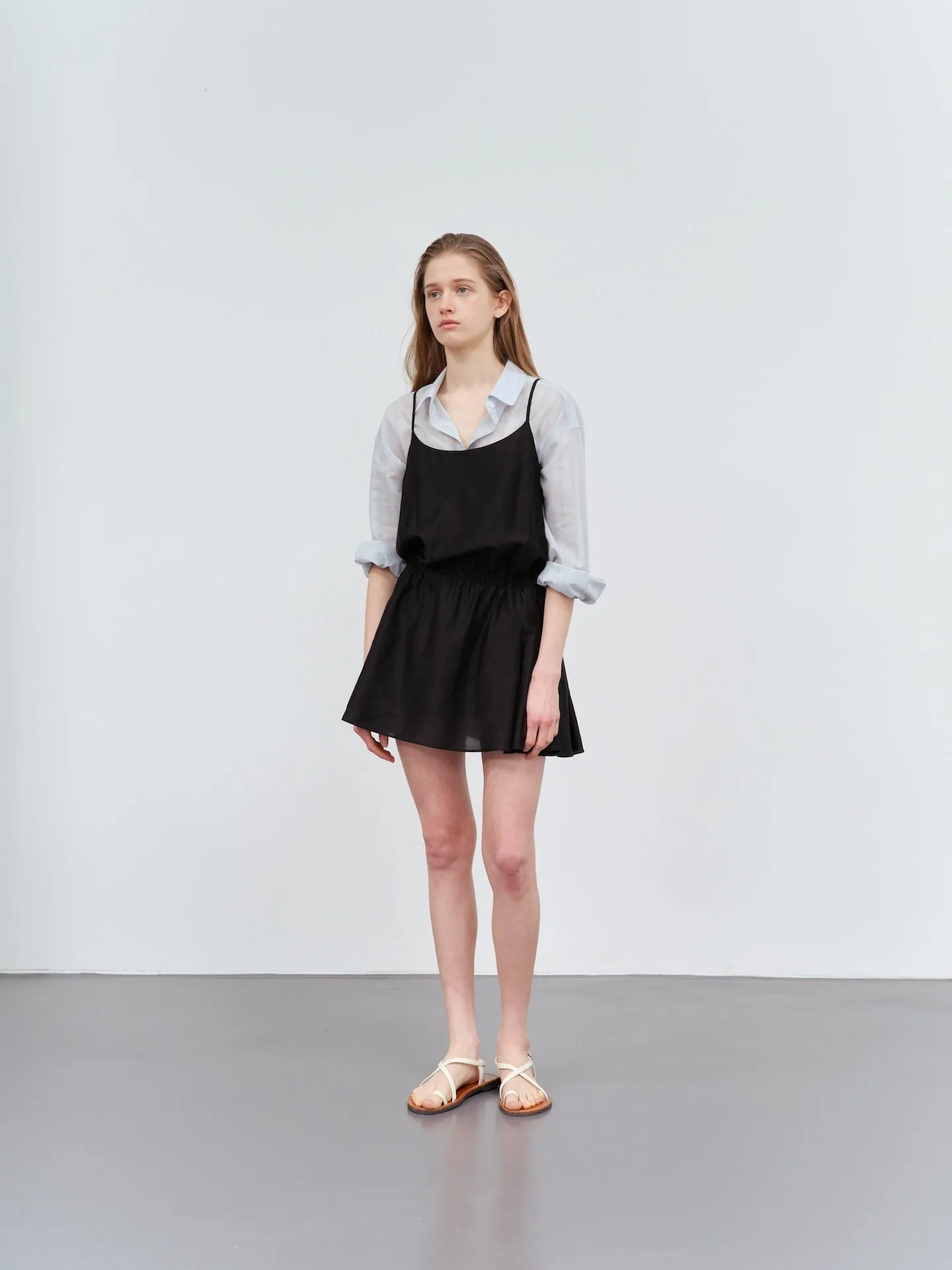 Drawstring skirt