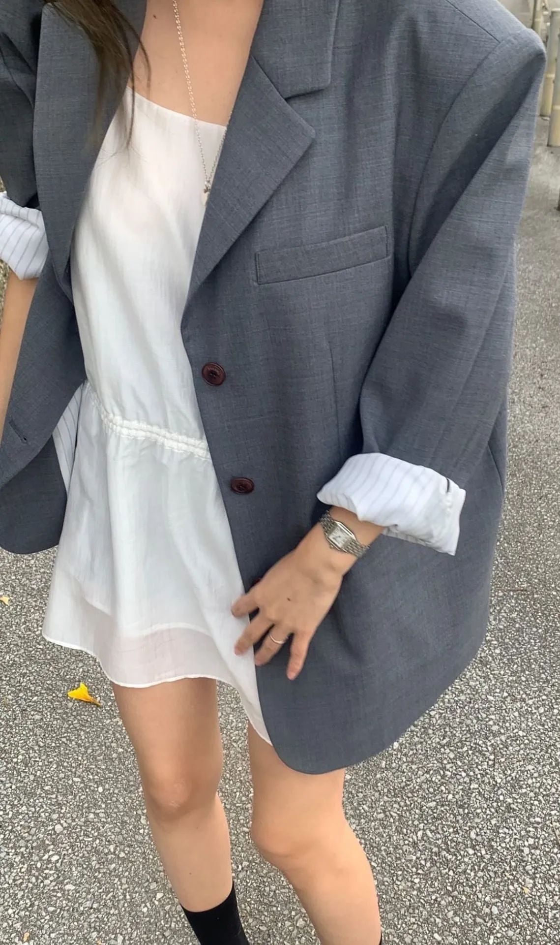 Drawstring skirt