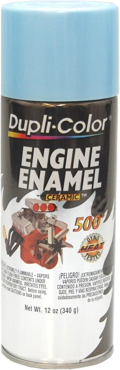 Dupli-Color DE1616 Engine Enamel Spray Paint with Ceramic - Pontiac Blue Metallic - 12 oz Aerosol Can