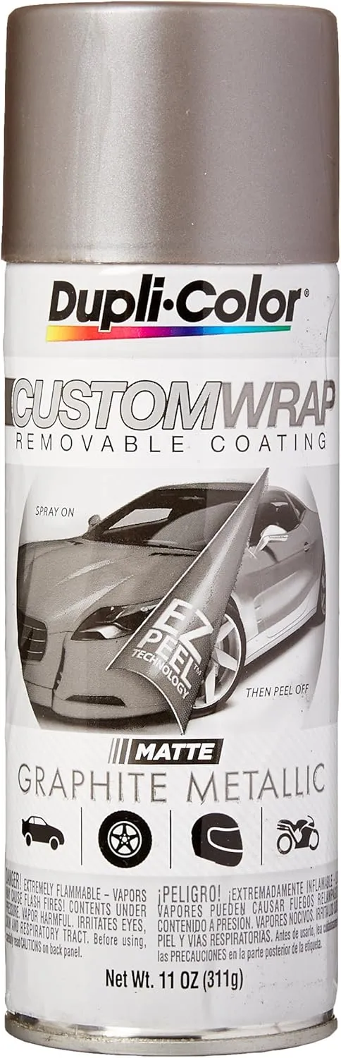 Dupli-Color ECWRC7970 Custom Wrap Matte Graphite Metallic 11 Ounce (Pack of 1)