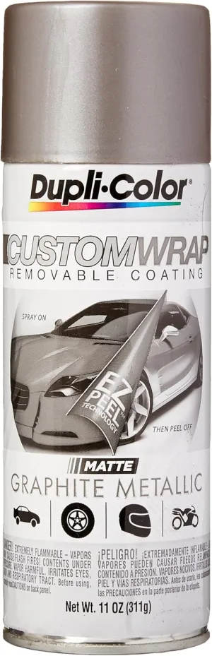 Dupli-Color ECWRC7970 Custom Wrap Matte Graphite Metallic 11 Ounce (Pack of 1)