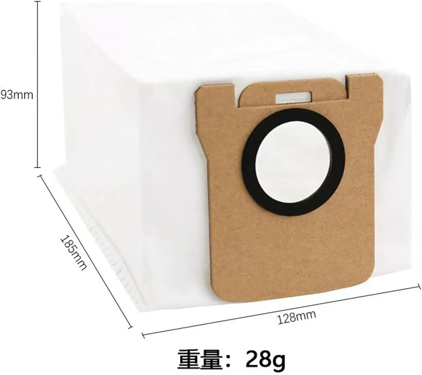 Dust Bag ，Compatible for Dreame， L20 Ultra L10s Ultra S10 S10 Pro Vacuum Cleaner Parts ，Compatible for Mijia，Compatible for Omni，1S B101CN Robot X10  X20  Accessorie Garbage Bags(25pcs)