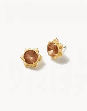 Earrings - Magnolia Stud - Rose