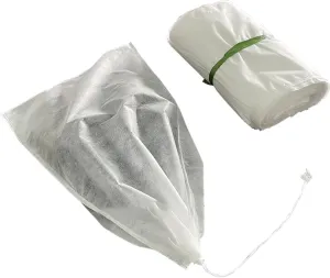 ECYC 12.6x18.9 inch 40 Pcs Shoes Dust Bags, Non-Woven Fabric Storage Pouches Breathable Drawstring Dust Covers for Handbags, Shoes, Purses