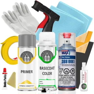 ERA Paints 8R9 - Oceanus Metallic for TOYOTA Exact Match Automotive Spray Paint Spray - Pro Kit w/ 2K 3680061 Clearcoat