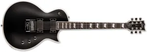 ESP 6 String LTD Deluxe EC-1000 EverTune BB Electric Guitar, Black Satin, Right, (LEC1000ETBBBLKS)
