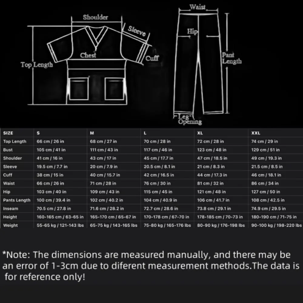 Fashionable and Casual Elastic Men's Hand Clothes Suit Summer Solid Color Thin Doctor Nurse Workwear