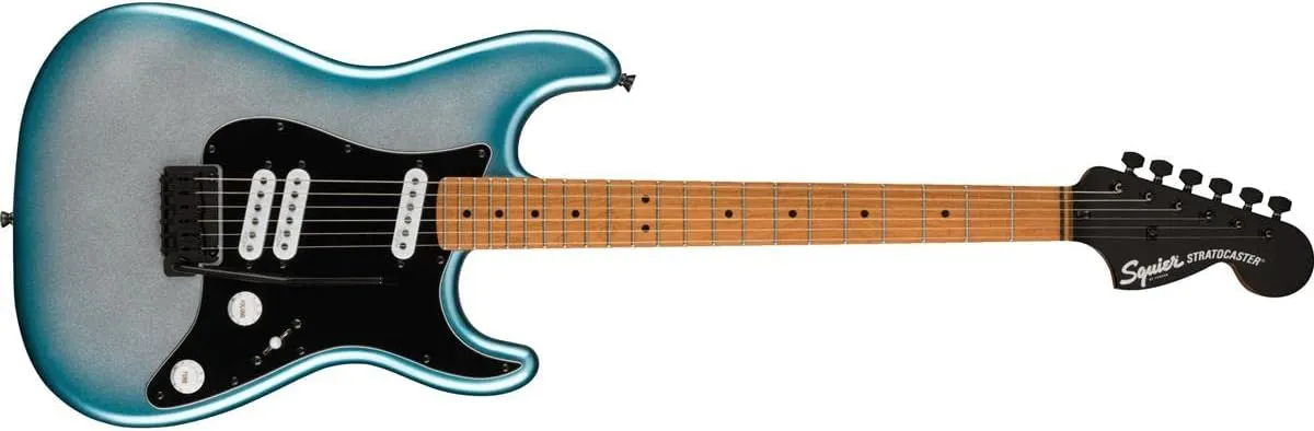 Fender Squier Contemporary Special Stratocaster Electric Guitar, Sky Burst Metallic, Roasted Maple Fingerboard