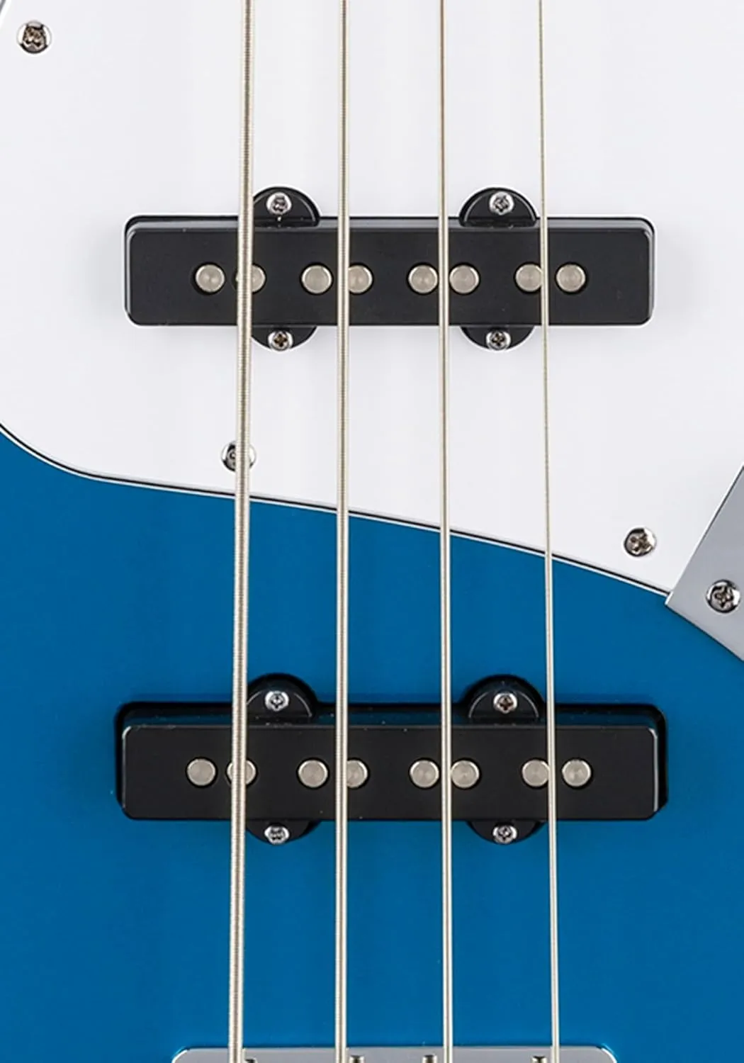 Fender Standard Jazz Bass - Aqua Marine Metallic Bundle with Strap, Guitar Cleaning Kit, and Austin Bazaar Instructional Video