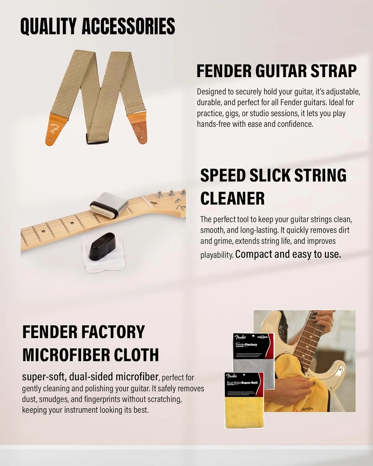 Fender Standard Jazz Bass - Aqua Marine Metallic Bundle with Strap, Guitar Cleaning Kit, and Austin Bazaar Instructional Video