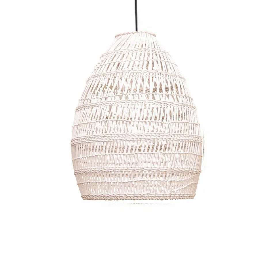 Firth rattan shade whitewash small