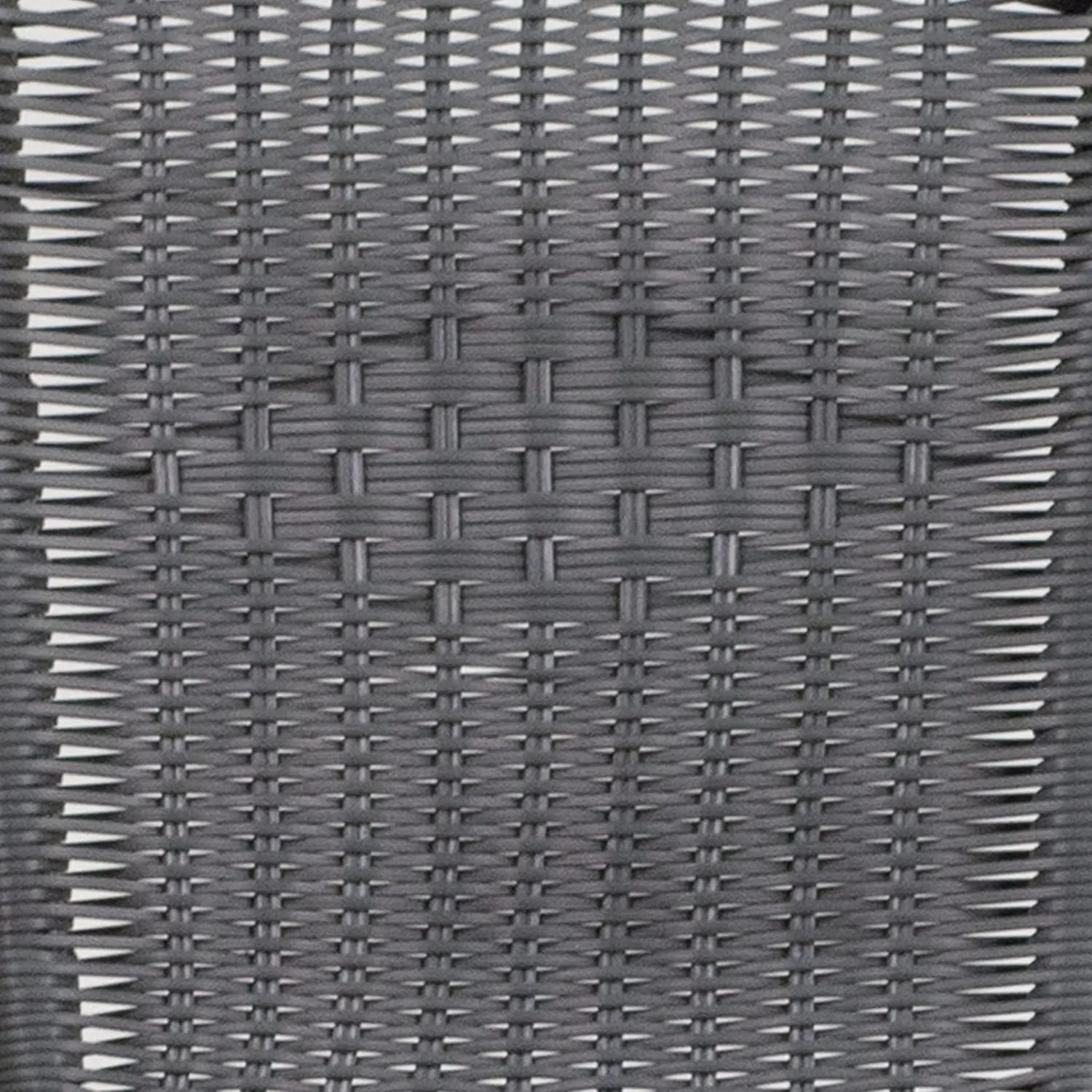 Flash Furniture Lila Modern Rattan Indoor/Outdoor Stackable Dining Chairs, Stacking Rattan Bistro Chairs for Patio or Restaurant, Set of 4, Gray