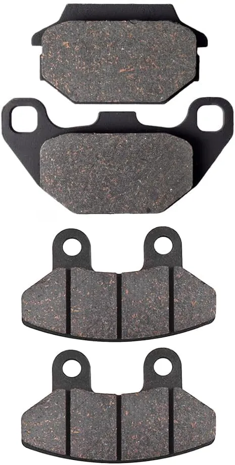 For LAVERDA Phoenix 125/150 / 200 2001-2004 Motorcycle Front Rear Brake Pads Organic Disc