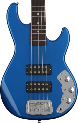 G&L CLF Research L-2500 Bass Guitar - Midnight Blue Metallic