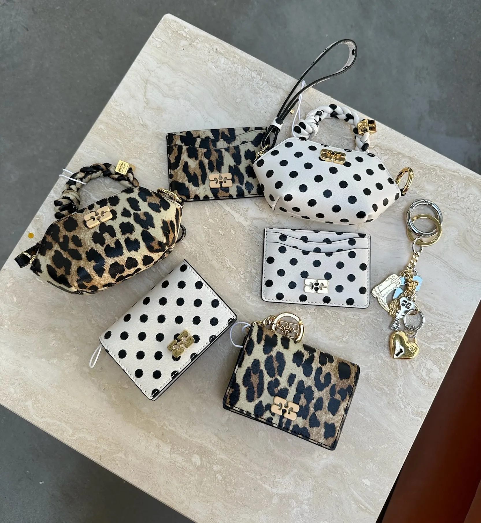GANNI Nano Print Bou Bag