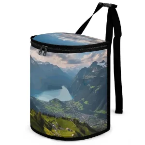Garbage Storage Bags, Switzerland Alps Printed Garbage Storage Bags,car Garbage Storage Bags,Portable Garbage Storage Bags
