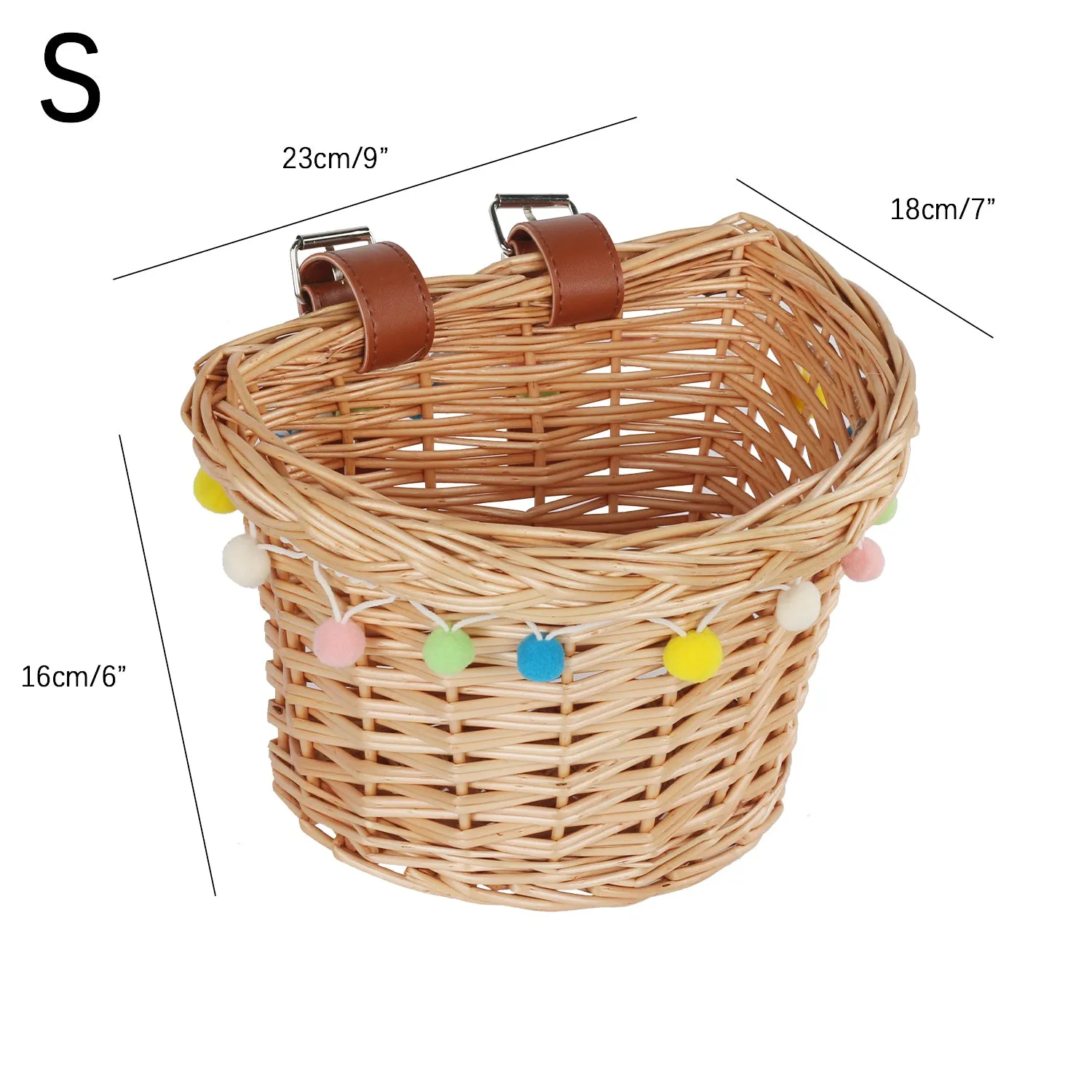 Glerc Kids Bikes Basket for 12"-18"